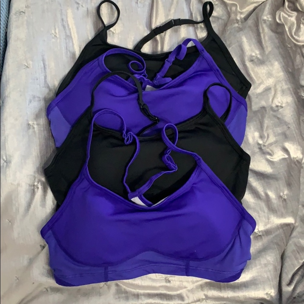 New balance sports bras w/ padding size small